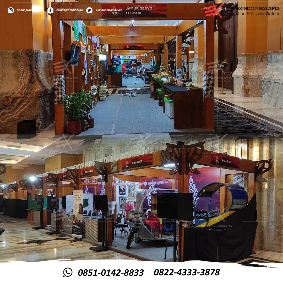 G20 TENTREM - STAND STANDAR DESIGN NATURAL  di -