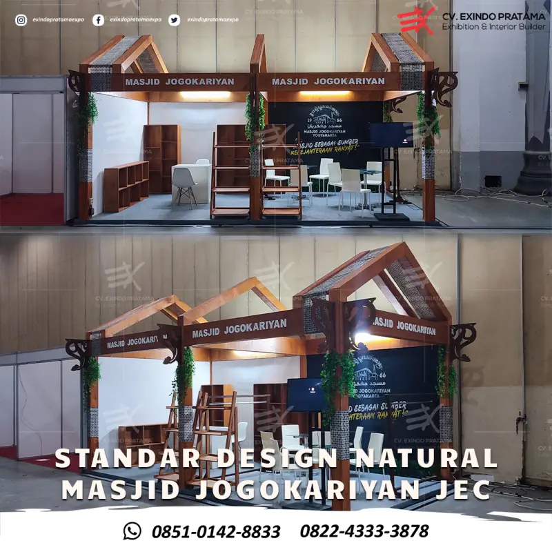 STAND STANDAR DESIGN NATURAL MASJID JOGOKARYAN  JEC - Project Gallery Image