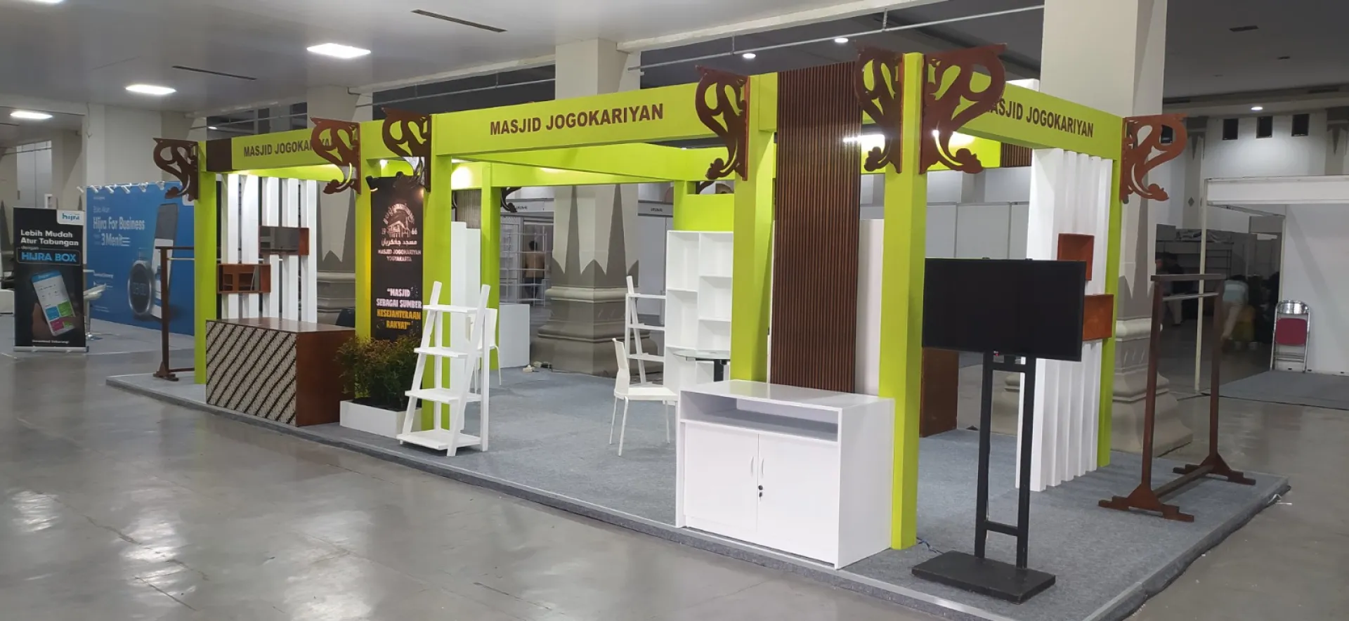 BOOTH MASJID JOGOKARYAN MU FAIR JEC - Special Booth Design di YOGYAKARTA