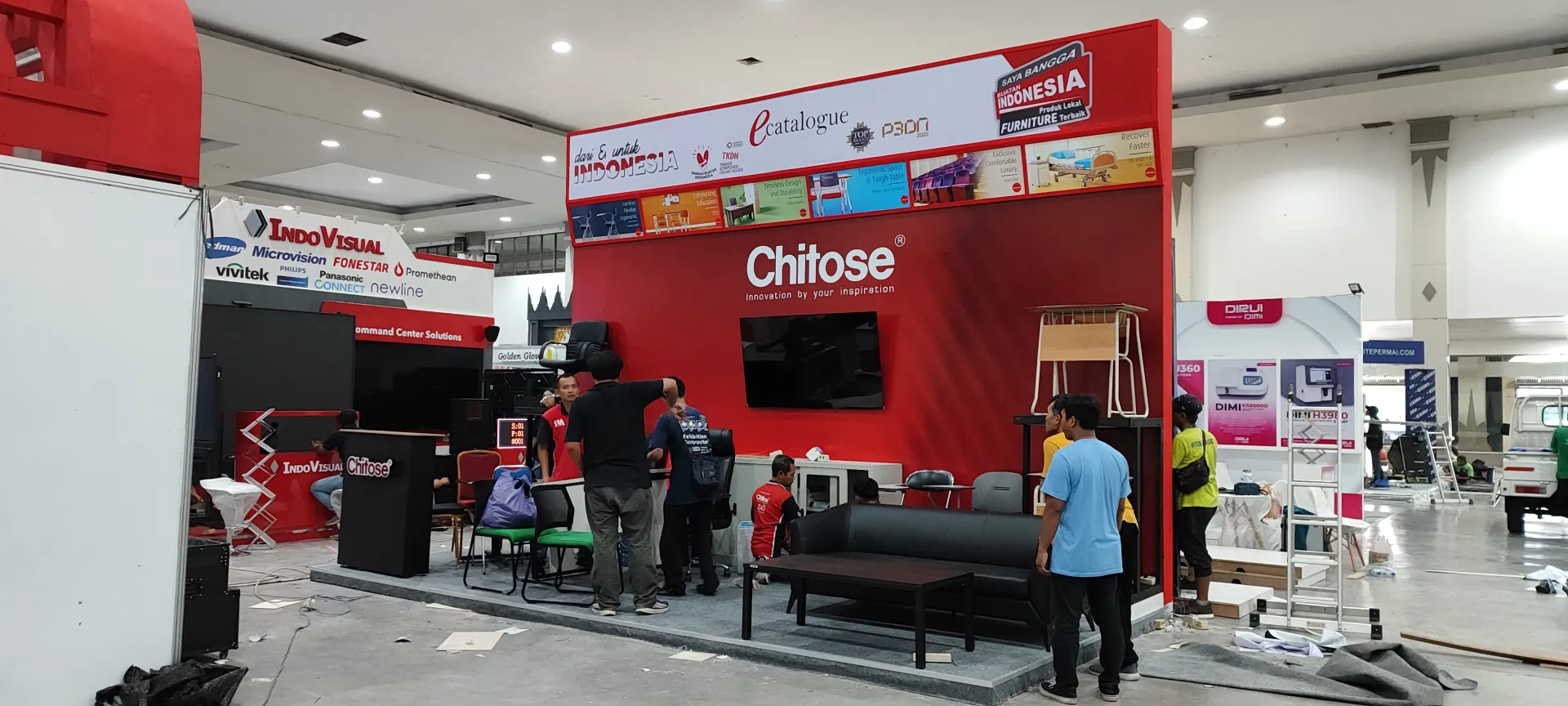 BOOTH CHITOSE JEC - Special Booth Design di YOGYAKARTA