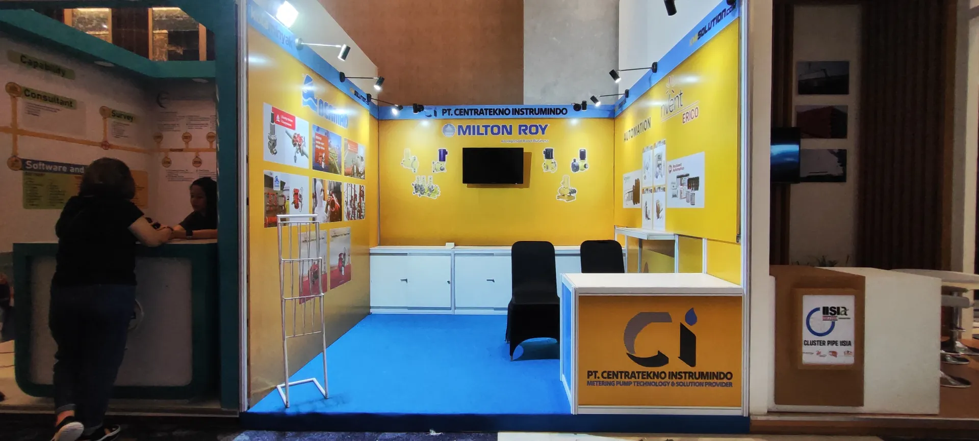 BOOTH PT. CENTRATEKNO INTRUMINDO - Special system Allumunium R8 di SURABAYA
