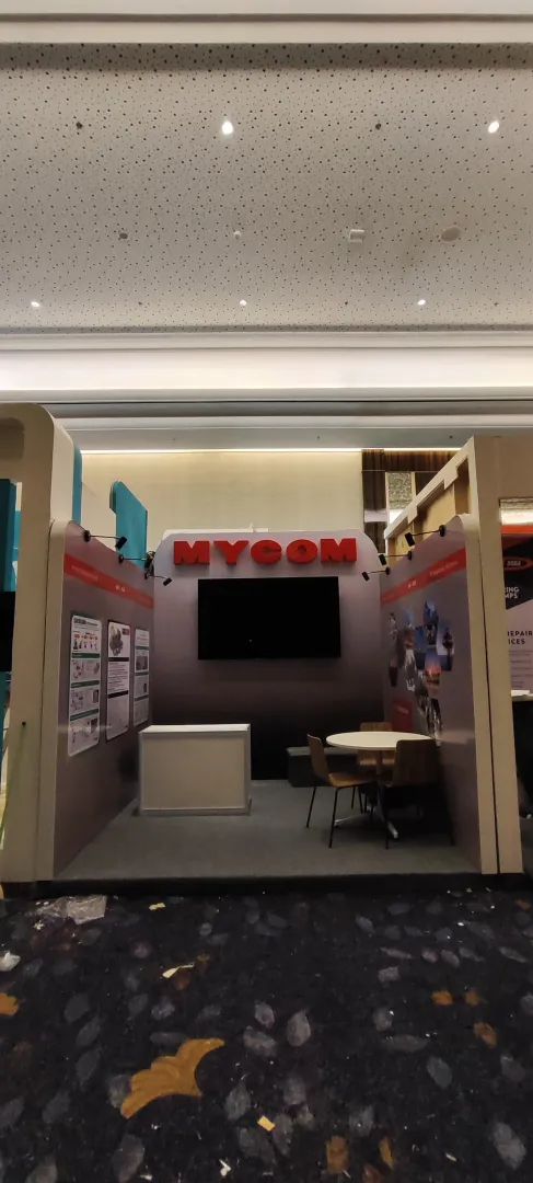 BOOTH MYCOOM - Special Booth Design di SURABAYA
