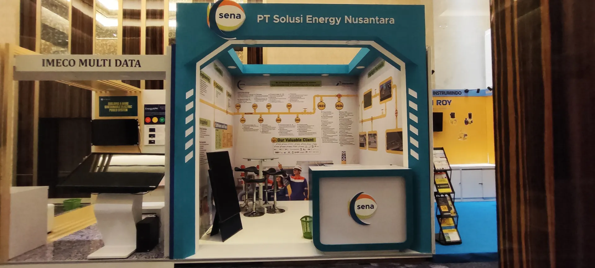 BOOTH PT SOLUSI ENERGY NUSANTARA - Special Booth Design di SURABAYA