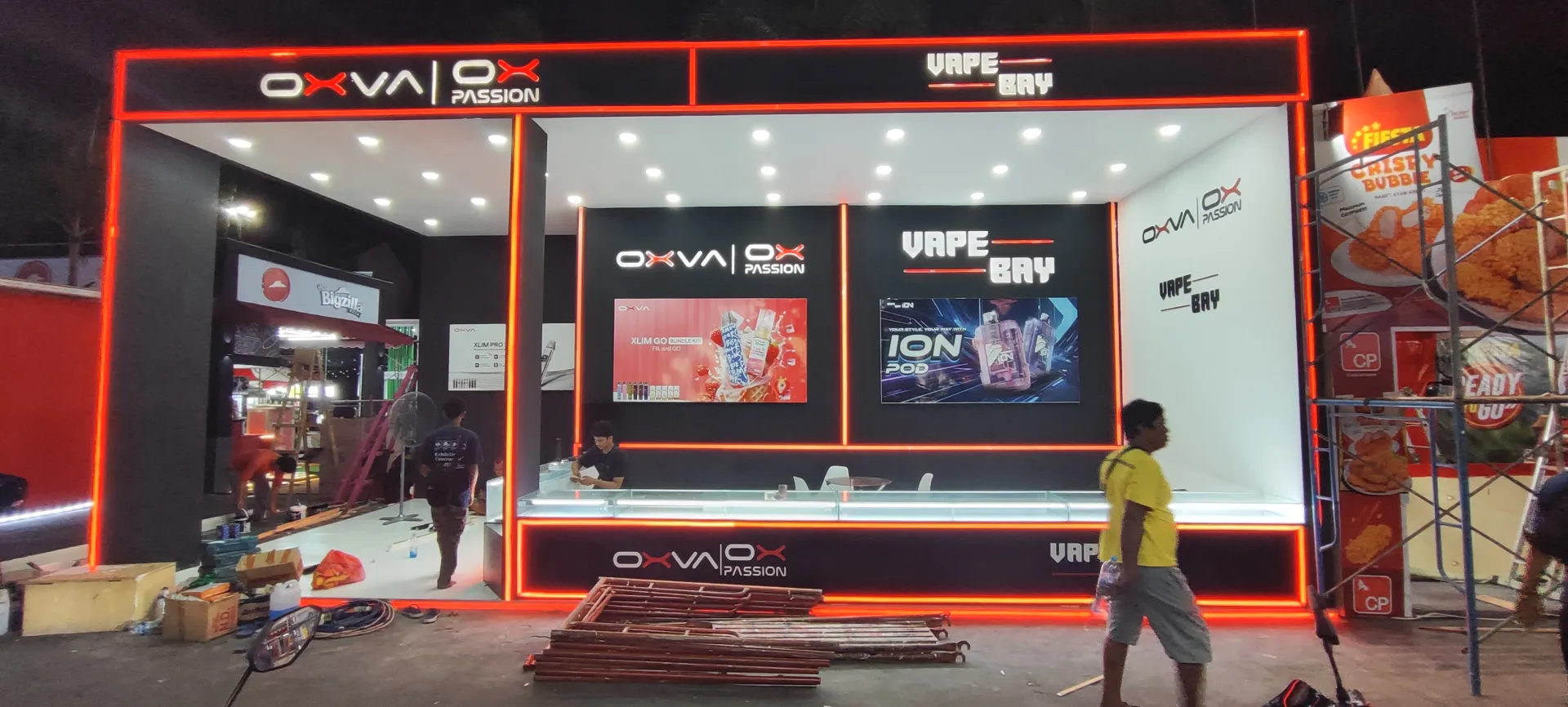 BOOTH OXVA VAPE BAY (PRJ SURABAYA) - Special Booth Design di SURABAYA