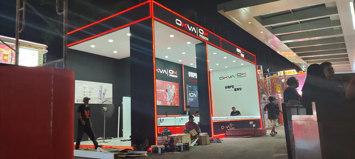 BOOTH OXVA VAPE BAY (PRJ SURABAYA) - Project Gallery Image