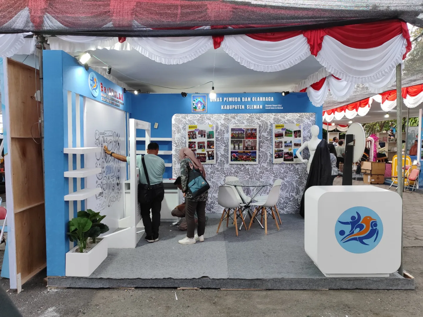 BOOTH DINAS OLAHRAGA SLEMAN  - Special Booth Design di YOGYAKARTA