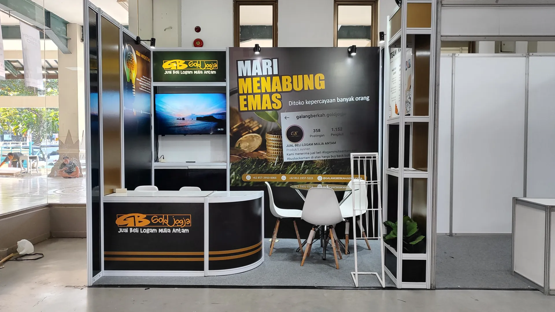 BOOTH GB GOLD JEC - Special system Allumunium R8 di YOGYAKARTA
