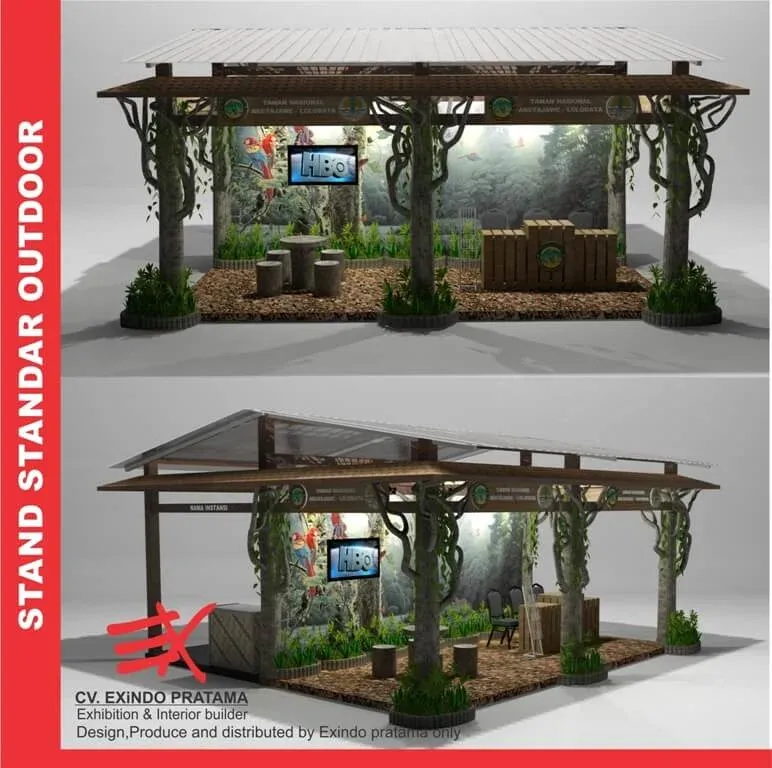 Desain stand outdoor